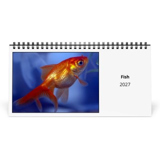 Fish 2027 Desk Calendar