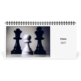 Chess 2027 Desk Calendar