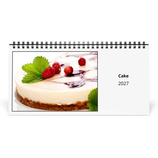 Cake 2027 Desk Calendar