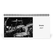 Drums 2027 Desk Calendar