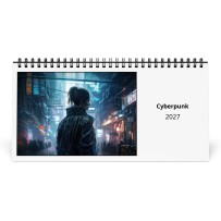 Cyberpunk 2027 Calendrier de Bureau