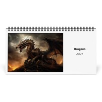 Drachen 2027 Tischkalender