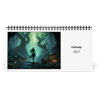 Fantasy 2027 Desk Calendar