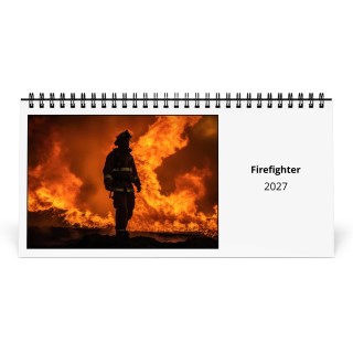 Firefighter 2027 Desk Calendar