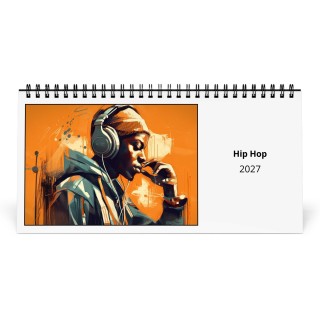 Hip Hop 2027 Desk Calendar