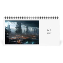 Sci-fi 2027 Calendrier de Bureau