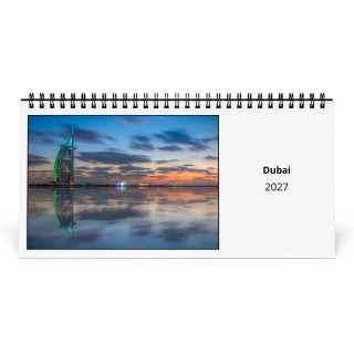 Dubai 2027 Desk Calendar