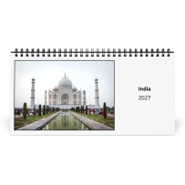 インド 2027 年卓上カレンダー