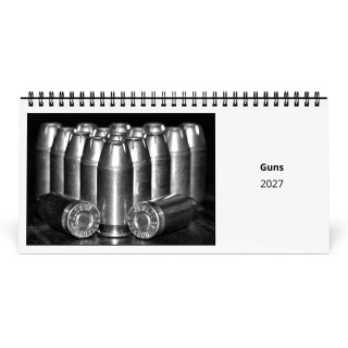 Guns 2027 Desk Calendar