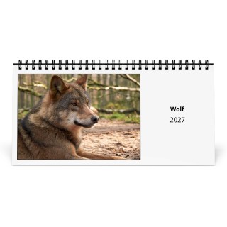 Wolf 2027 Desk Calendar