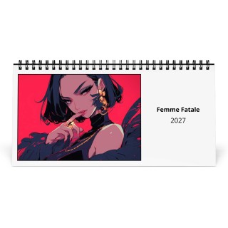 Femme Fatale 2027 Desk Calendar