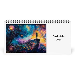 Psychedelic 2027 Desk Calendar