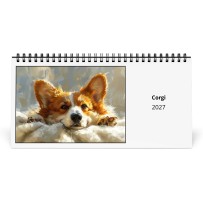 Corgi 2027 Pöytäkalenteri
