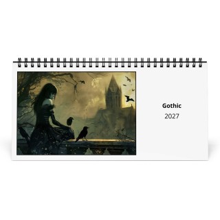 Gothic 2027 Desk Calendar