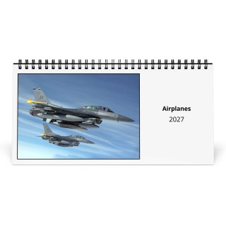 Airplanes 2027 Desk Calendar
