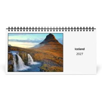 Islandia 2027 Calendario de Escritorio
