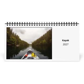 Kayak 2027 Desk Calendar