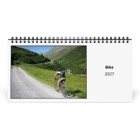 自転車 2027 年卓上カレンダー