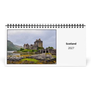 Scotland 2027 Desk Calendar