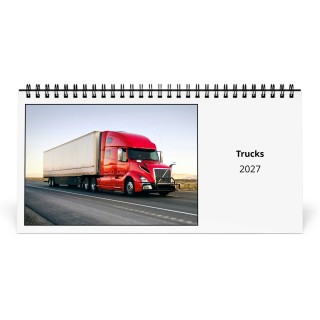 Trucks 2027 Desk Calendar