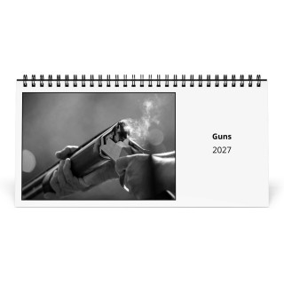 Guns 2027 Desk Calendar
