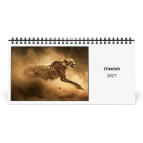 Gepard 2027 Skrivbordskalender