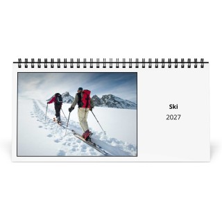 Ski 2027 Desk Calendar