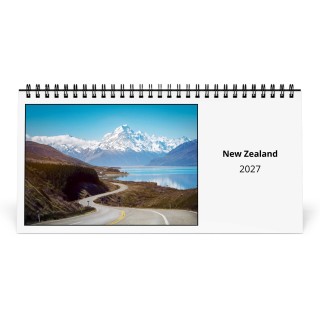 New Zealand 2027 Desk Calendar