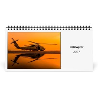 Hélicoptère 2027 Calendrier de Bureau