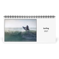 Surfing 2027 Skrivbordskalender