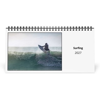 Surfing 2027 Desk Calendar