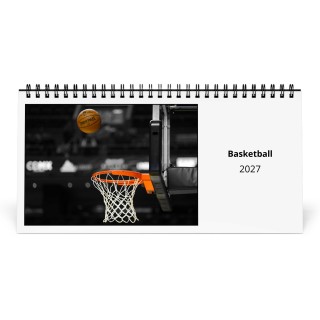Basketball 2027 Desk Calendar