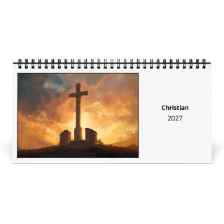 Christian 2027 Desk Calendar