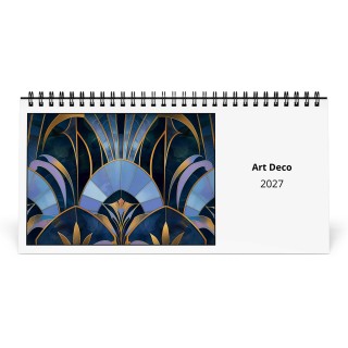 Art Deco 2027 Desk Calendar