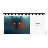 Dragons 2027 Desk Calendar