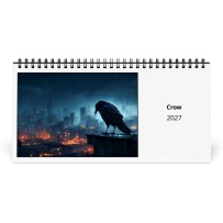 Corvo 2027 Calendario da Tavolo