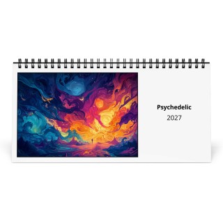 Psychedelic 2027 Desk Calendar