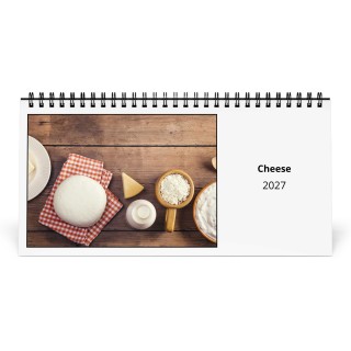 Cheese 2027 Desk Calendar
