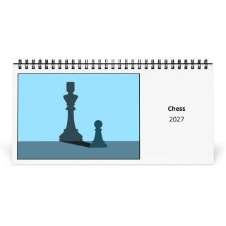 Chess 2027 Desk Calendar