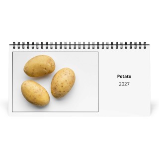 Potato 2027 Desk Calendar