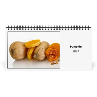Pumpkin 2027 Desk Calendar
