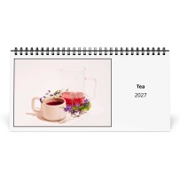 Thé 2027 Calendrier de Bureau