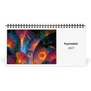 Psychedelic 2027 Desk Calendar