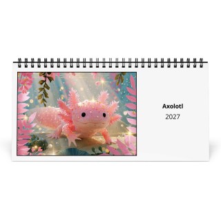 Axolotl 2027 Desk Calendar