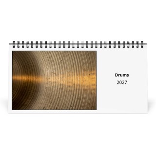 Drums 2027 Desk Calendar