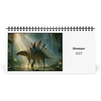 Dinosaur 2027 Desk Calendar