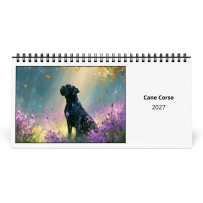 Cane Corso 2027 Skrivebordskalender