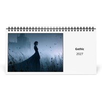 Gotico 2027 Calendario da Tavolo