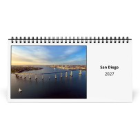 San Diego 2027 Skrivbordskalender