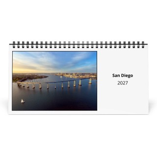 San Diego 2027 Desk Calendar